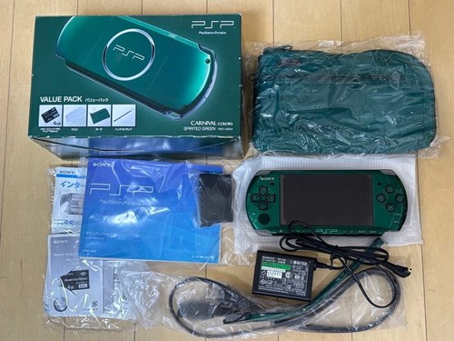 Console sony psp 3000 - console, verde