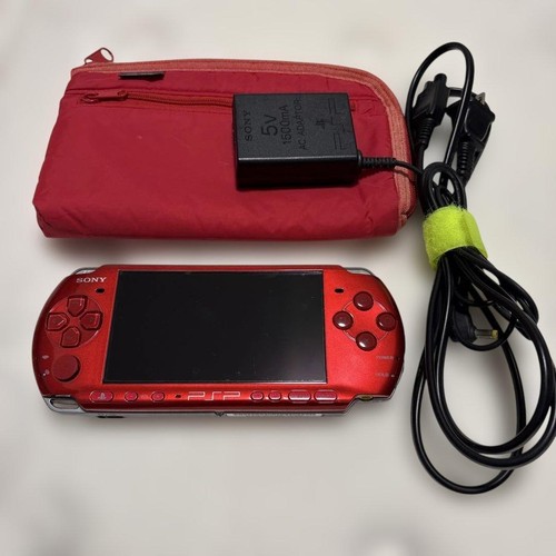 Psp 3000 console rossa - psp-3000,