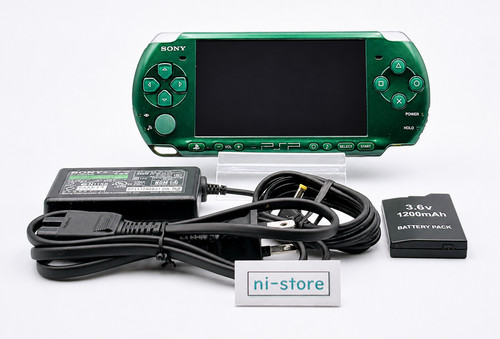 Console sony psp - psp-3000, verde