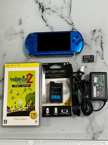 Sony psp 3000 blu - blu, metallizzato