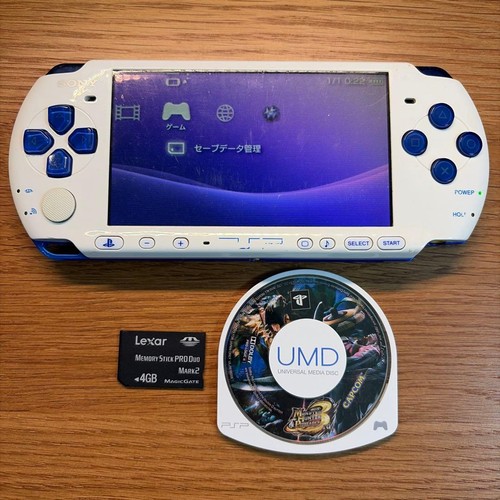 Sony psp 3000 bianco blu - sony, psp-3000