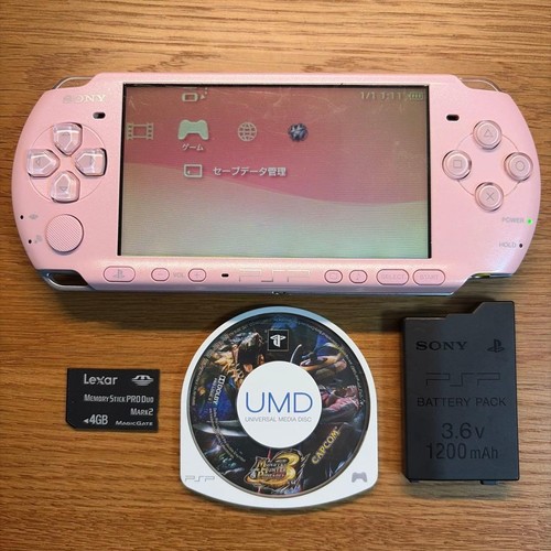 Sony psp 3000 blossom pink - sony, psp-3000