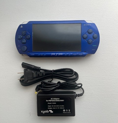 Console psp 1000 blu - console,